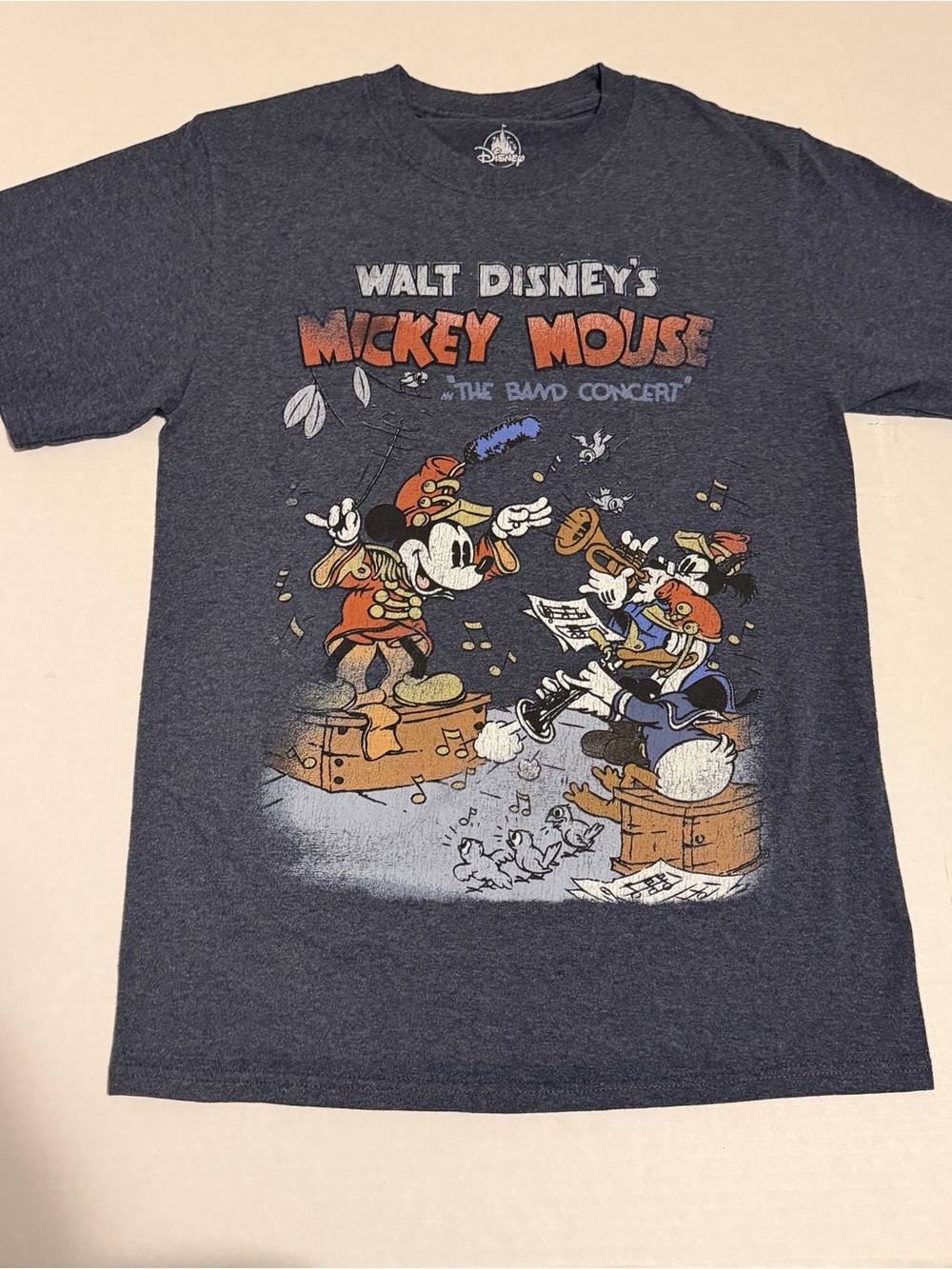 Disney Mickey Mouse "The Band Concert" Graphic Tee - dark gray - Sm